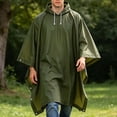 thumbnail image 6 of Frostluinai 3-in-1 Hooded Rain Poncho for Adult with Pocket Waterproof Lightweight Unisex Raincoat for Hiking Camping Emergency, 6 of 6