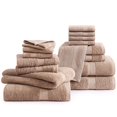 thumbnail image 2 of Juego de toallas de baño LANE LINEN, 100% algodón mercerizado, 16 piezas, 2 of 9