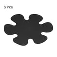 thumbnail image 3 of Uxcell 6 Packs Non Slip Stickers 3.94" Bath Shower Floor Flower Style Decals Black, 3 of 6