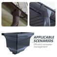 thumbnail image 3 of NUOLUX Colector De Agua Lluvia De Aluminio Gris Con Accesorios Para Bajantes Exteriores, 3 of 6