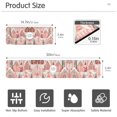 thumbnail image 3 of Yayeee Faucet Mat for Kitchen Sink 14.7" Diatomite Long Splash Guard Pad, Light Pink Gingerbread Houses, 3 of 7