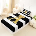 thumbnail image 4 of Erosebridal Cartoon Initial D Twin Sheet Sets for Girl, Stripes Lines Bedding, 3 Pieces, 4 of 5