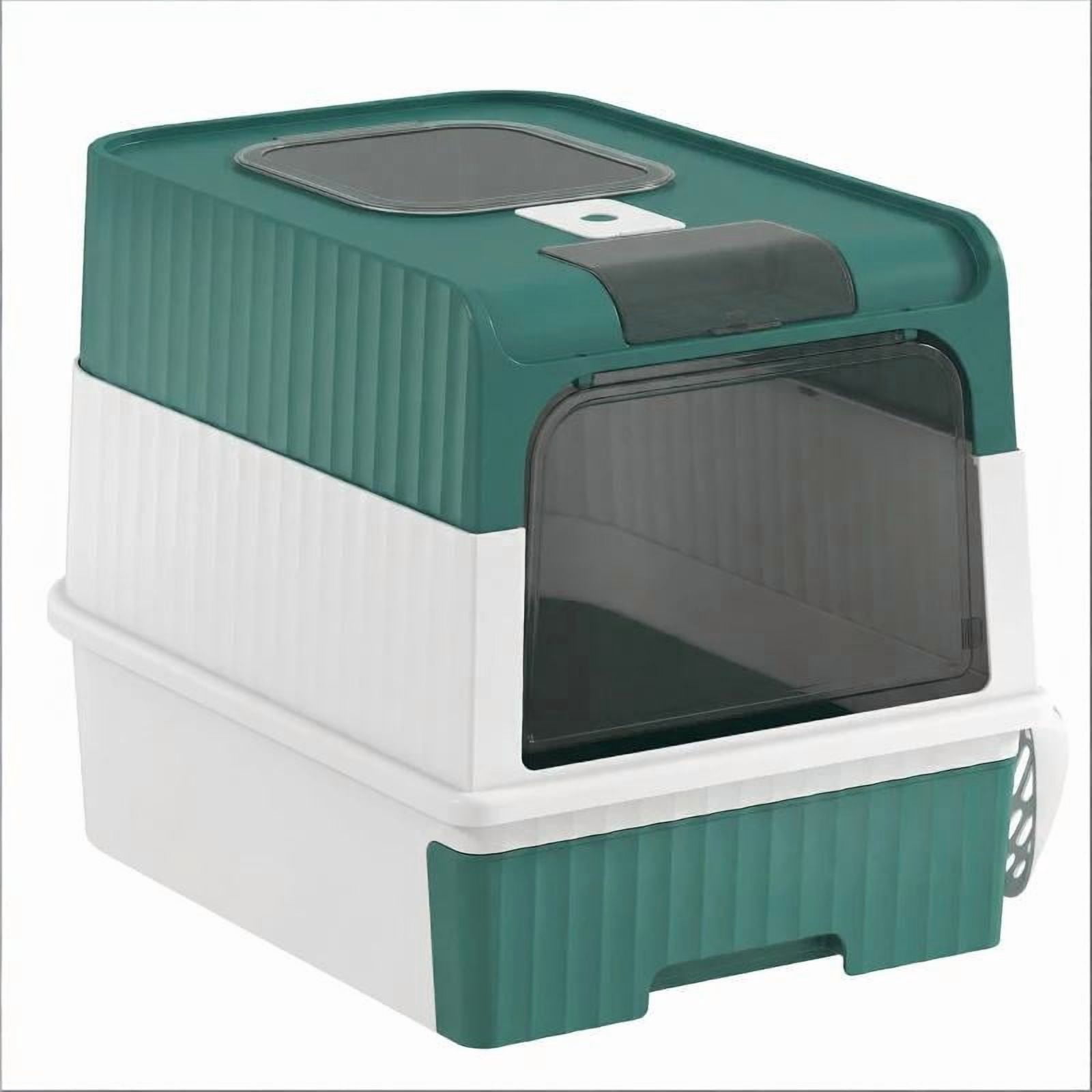 Fully Enclosed Litter Box, Compact Cat Pet Litter Box