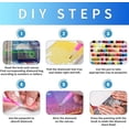 thumbnail image 5 of DIY Diamond Art Kits for Beginners Belle Princess Full Drill Round Diamond Gem Art Painting Kit Home Wall Decor 12x16 In, 5 of 5