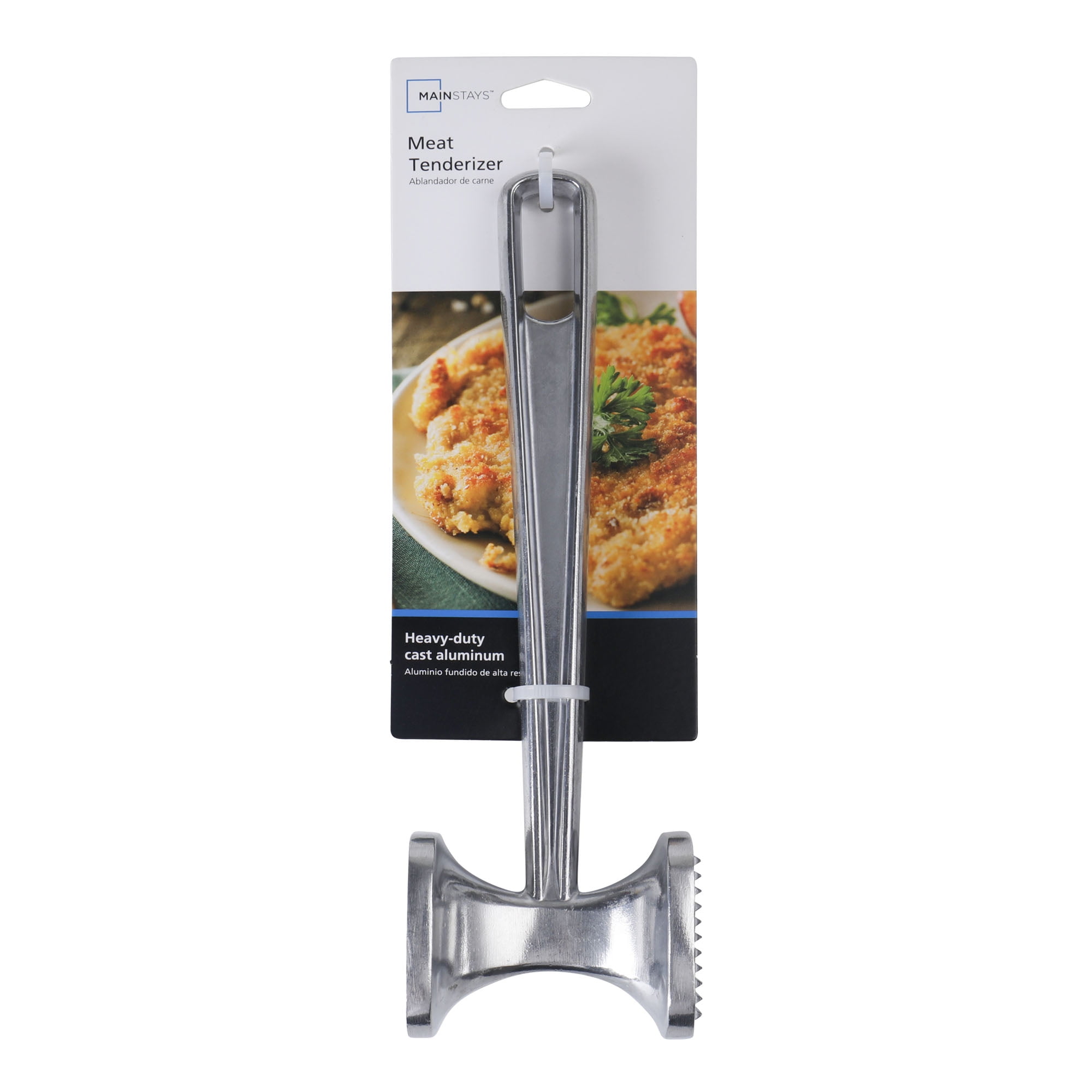 Mainstays Meat Tenderizer,Aluminium Heavy Duty Mallet Kitchen Tool for Chicken Pounder, Steak Pork