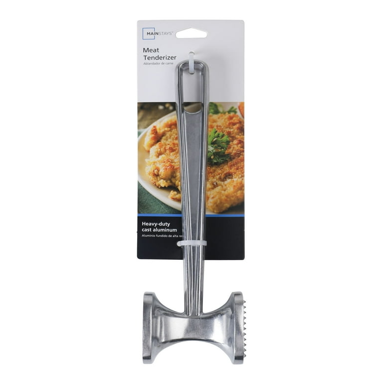 Mainstays Aluminum Meat Tenderizer Mallet, Silver photo 5