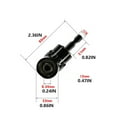 thumbnail image 2 of Eigraketly Destornillador profesional de 1/4 pulgadas y 105 grados, adaptador de llave, soporte de broca de codo de acero portátil, accesorios de Herramientas eléctricas, 2 of 6