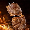 thumbnail image 2 of Varilla Retráctil de Acero Inoxidable para Asar Camping Essentials Brochetas de Cordero de Acero Inoxidable Manejar de Madera Retráctil, 2 of 5