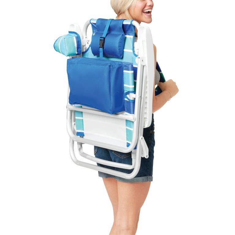 Free Shipping! Mainstays Reclining and Lay Flat Backpack Beach