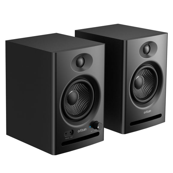 Active Studio Monitor Speakers, Bluetooth 5.3 Wireless, for Music Production, PC Gaming & Home Audio, Bookshelf Speakers (Pair,Black)