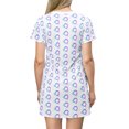 thumbnail image 4 of White Libra Zodiac T-Shirt Dress 2.0, 4 of 4