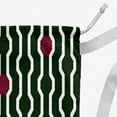 thumbnail image 3 of Simply Daisy Nuts & Bolts Geometric 28 x 36 in Dark Green Laundry Bag, 3 of 3