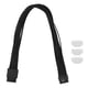 thumbnail image 1 of 12vhpwr 16 Pin Gpu Cable 600W Pcie 5.0 12+4 Pin Male to Female Gpu Extension Cable for RTX3090Ti 40 Series Graphics Card 13.4in Black, 1 of 4