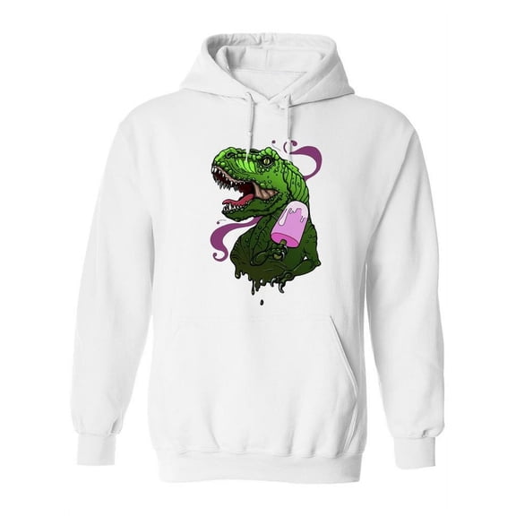 Dinosaur Hoodie Women -Image by Shutterstock, Female 3X-Large