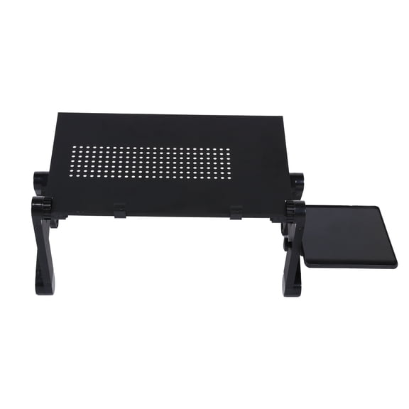 AVPAVP Adjustable Folding Laptop Desk with Mouse Board, Portable Aluminum Alloy Lap Desk with Rotating Joint for Home and Office