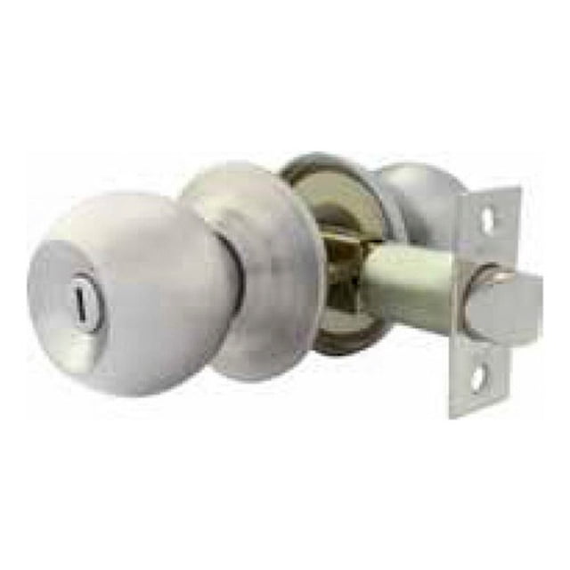 Cerradura Dexter Pomo Tubular Recámara Acero Inoxidable 6617