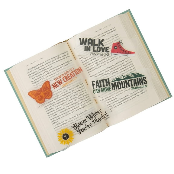 Fun Express 6" x 2" Bulk 48 Pieces Religious Teen Inspirational Bookmarks