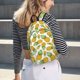 thumbnail image 5 of Disketp Pineapple Mochila de Lona Estampada, Mochila Escolar de Viaje Ligera para Estudiantes y Portátil-Small, 5 of 5