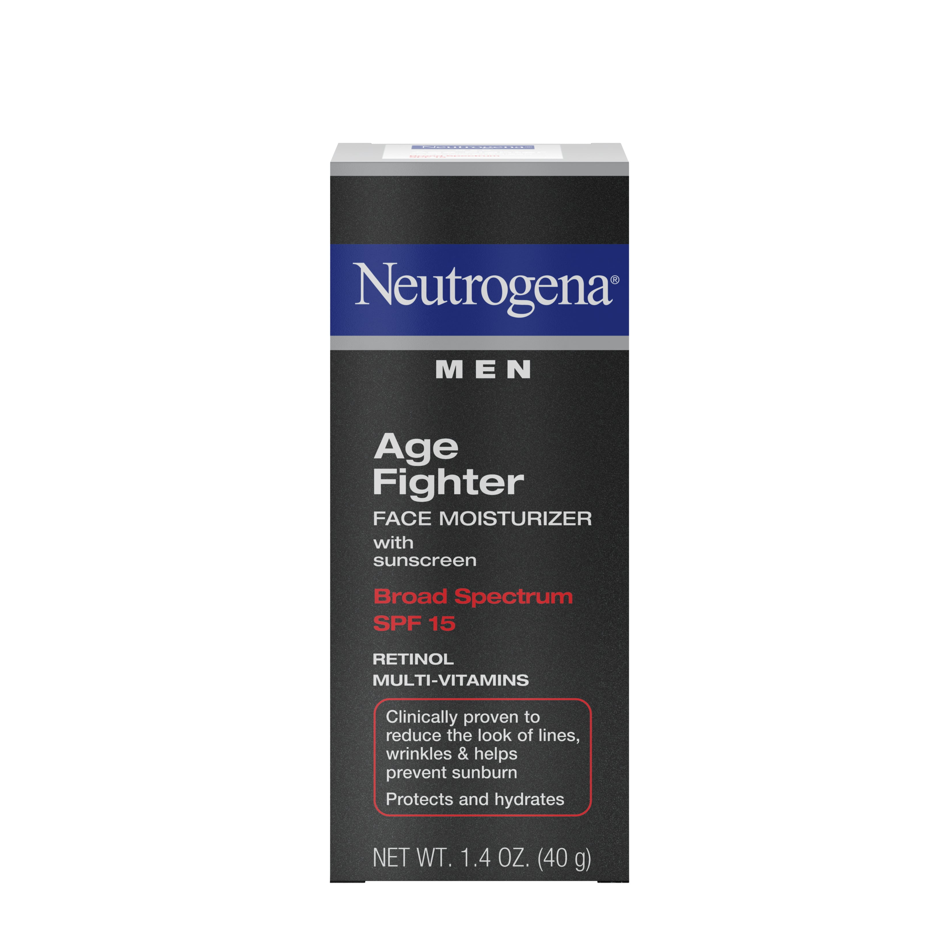 Neutrogena Age Fighter Men Facial Moisturizer with Retinol, AntiAging, SPF 15 1.4 oz Walmart