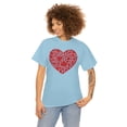 thumbnail image 1 of Familyloveshop LLC Women's Red Heart Love Shirt, Valentine's Day Graphic T-Shirt, Glitter Heart Sweatshirt, Valentine's Day Mommy, Sparkling Heart Shirt, 1 of 9