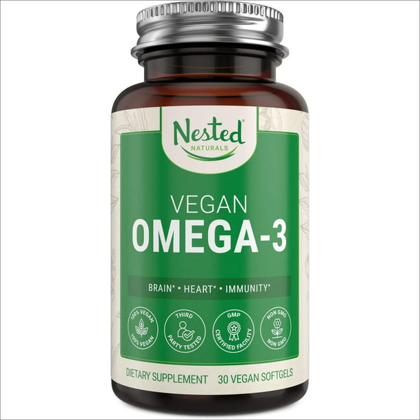 Vegan Omega 3 DHA & EPA | Plant Based Omega-3 Fatty Acids ...