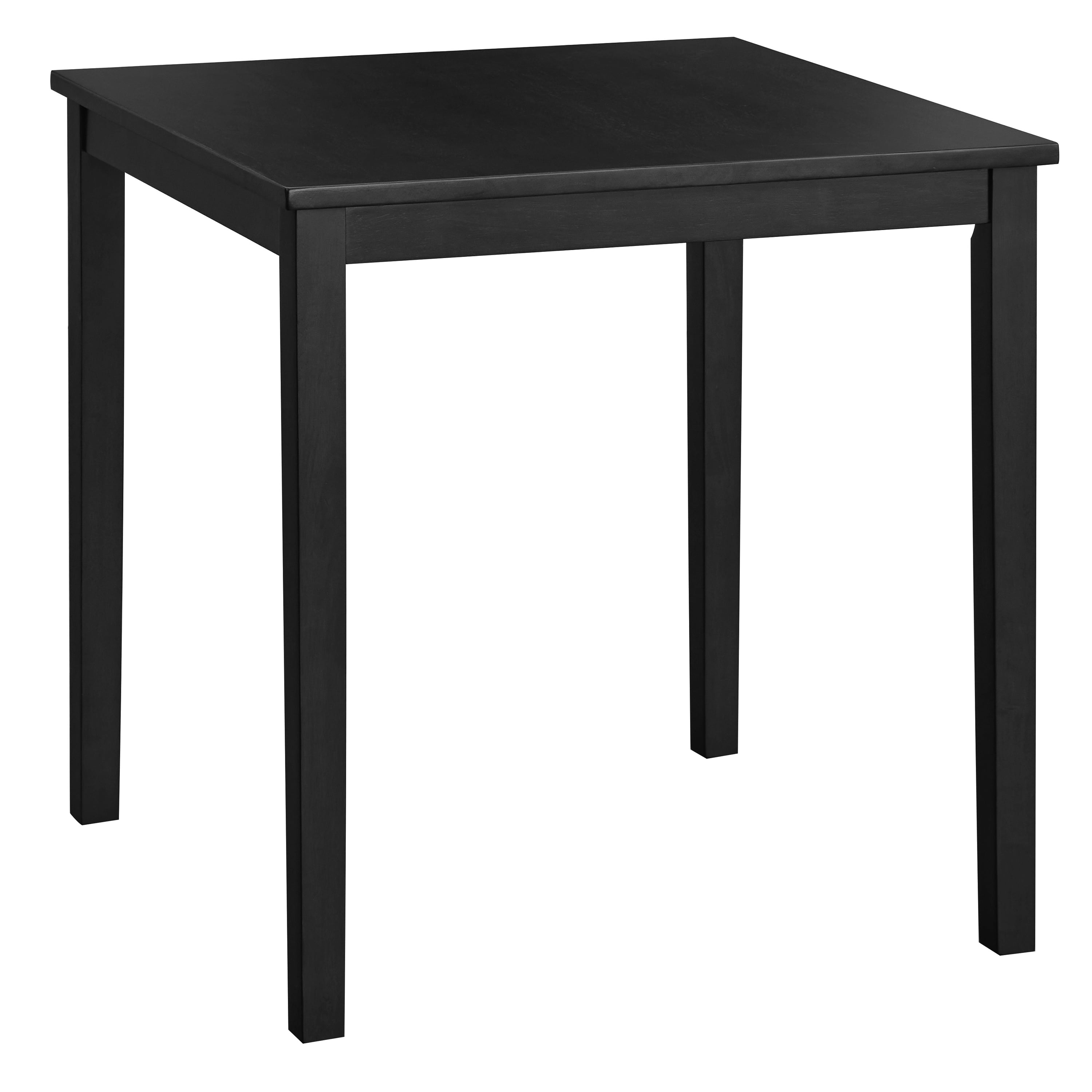 TMS Metropolitan 3 -Piece Durable Wood Farmhouse Dining Set with Table and Chairs, Black