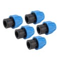 thumbnail image 4 of ZOUSSIQI 5PCS Plumbing Fittings Water Pipe Quick Connector Coupling Kit Female Thread Straight Through 25xG3/4 JU316-31019, 4 of 13