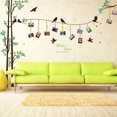 thumbnail image 4 of Injueey Foto Árbol Pegatinas de pared Decoración para el hogar Sala de estar 3D Moderno DIY Murales Animales Calcomanía Oficina Aula Jardín de Decoración del hogar Injueey HA074872-00, 4 of 6