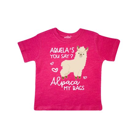 

Inktastic Abuela s You Say Alpaca My Bags Gift Toddler Boy or Toddler Girl T-Shirt