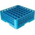 thumbnail image 2 of Carlisle FoodService Products RG49-214 OptiClean 49 Compartment Glass Rack with 2 Extenders, 2-3/8" Compartments, Blue (Pack of 3), 2 of 4