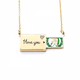 thumbnail image 1 of Guatemala emblema nacional país Sobre de carta de amor, collar y joyas colgantes, 1 of 3