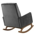 thumbnail image 3 of Modway Sway Performance Velvet Rocking Chair in Gray, 3 of 7