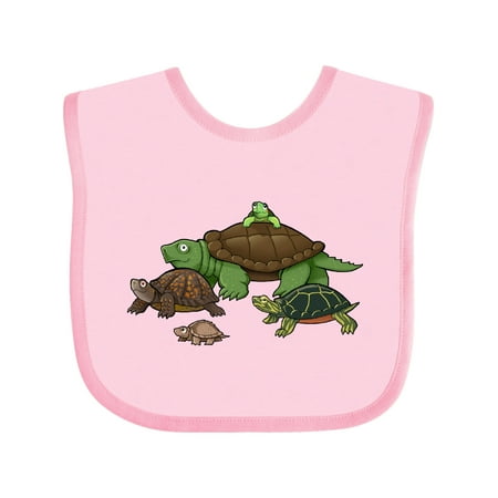 

Inktastic Turtle Parade Gift Baby Boy or Baby Girl Bib