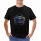 thumbnail image 2 of Cat T-shirt Cat Unisex T-shirt Unisex tees Casual Cotton Colorful Printing, 2 of 5