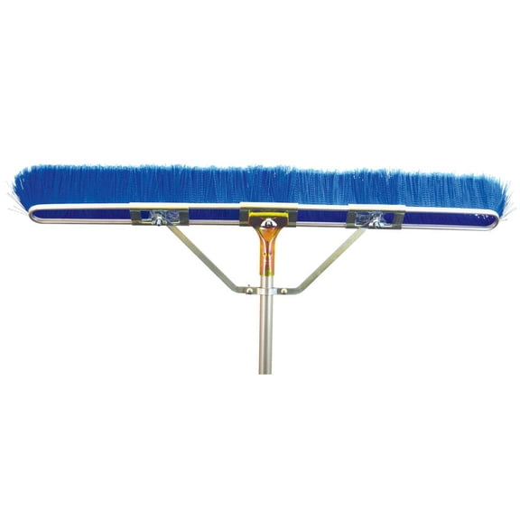 Bruske Push Broom Steel Handle Fine Sweep - Heavy Duty - 29 In. W x 65 In. L