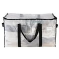 thumbnail image 4 of Organize It All 4 Pack Foldable Heavy Duty Storage Bags in Clear, 4 of 4