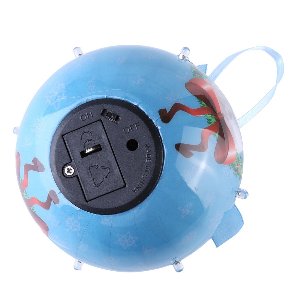 Dog Collection Twinkling Lights Christmas Ball Indoor Decorative Ornament