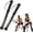 black, variant on Upgrade 2nd Generation Weighted Ropeless Battle Ropes for  Gym, Quiet Cordless  Rope Fitness Equipment for Women and Men, Portable Cordless Battle Rope for  and Outdoors,2PCS
