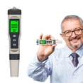 thumbnail image 1 of Cqxid Measuring Tools TDS/pH/Temperature PH Meter For Water 0 14 PH Measurement Range Digital PH Meter 0.01 High Precision Water Quality Digital PH Tester With ATC PH TDS Water Test Meter For, 1 of 8