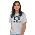 thumbnail image 4 of Oh Snap Camera Snapshot Cute Hobby Plus Size Crewneck Graphic Tee Shirt Brisco Brands 3X, 4 of 4