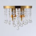 thumbnail image 5 of Aiwen Stylish Luxe Crystal Chandelier Ceiling Lamp Modern Decoration Light Fixture Gold, 5 of 10