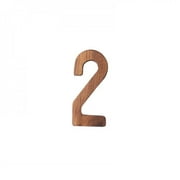 Digital Sign Digital Solid Wood House Number Ins Wall Decoration Ornament Black Walnut Number 123 Wall Decor Birthday Gift