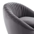 thumbnail image 4 of Whirr Tufted Performance Velvet Swivel Chair-EEI-5002, 4 of 4