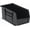 Black, variant on Quantum Storage QUS230 Ultra Stack and Hang Bins - 10-7/8" x 5-1/2" x 5" - 12 Pack