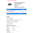 thumbnail image 2 of Fan Clutch - Compatible with 1990 - 1994 Ford Ranger 4.0L V6 1991 1992 1993, 2 of 2