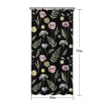 thumbnail image 5 of Pioneer Flower Floral Print Pattern Shower Curtain 36"x72", Bathroom Decorative Shower Curtain Set with 12 Hooks, Waterproof Washable, 5 of 6