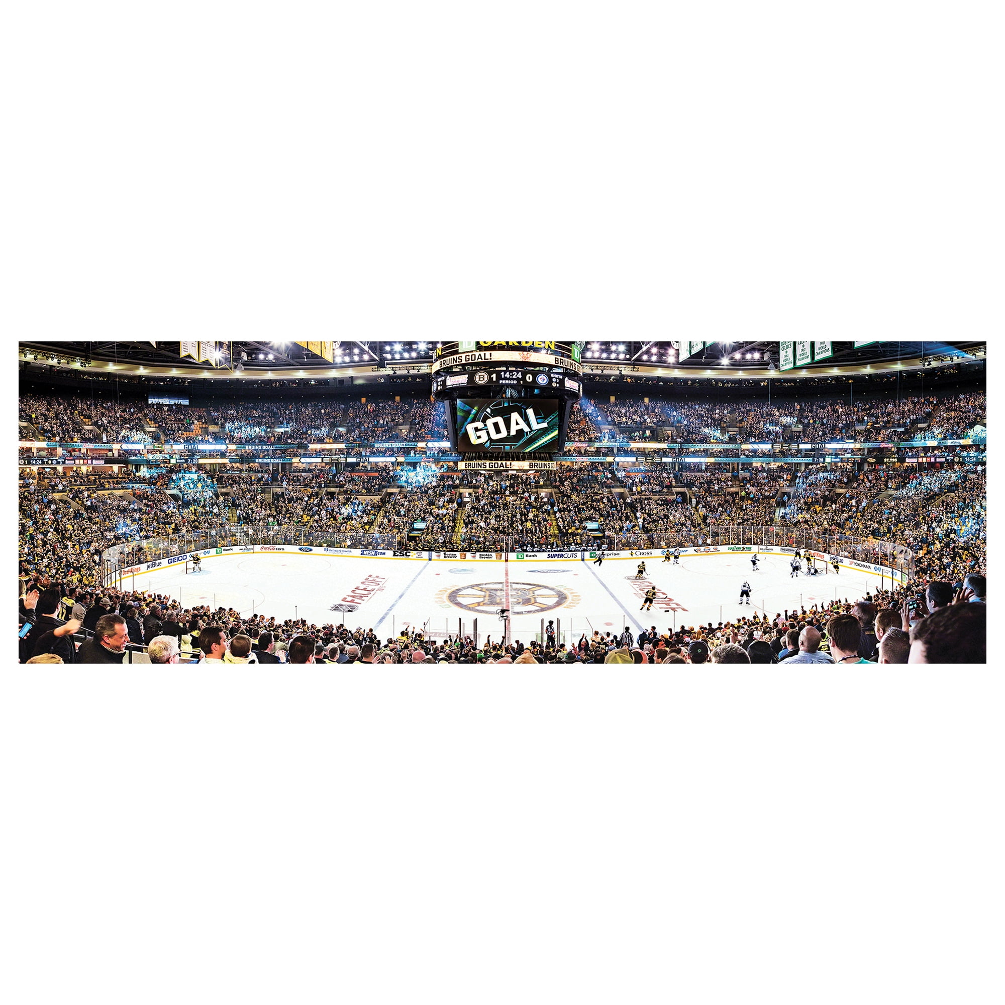 MasterPieces - Boston Bruins Stadium Panoramic Puzzle, 1000 Pieces