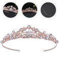 thumbnail image 3 of Miangastore Rhinestone Crown Headband High-end Hair Decoration for Girls 1Pack, 3 of 8