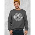 thumbnail image 2 of Christmas North Pole Brewing Co Christmas Spirits Shirt Crewneck Sweatshirt, S, Charcoal, 2 of 6