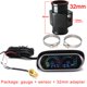 thumbnail image 1 of 12v Digital Water Temperature Gauge For Car + Volt Water Temperature Sensor Head Plug Joint Pipe Sensor Radiator Hose Adapter, 1 of 1